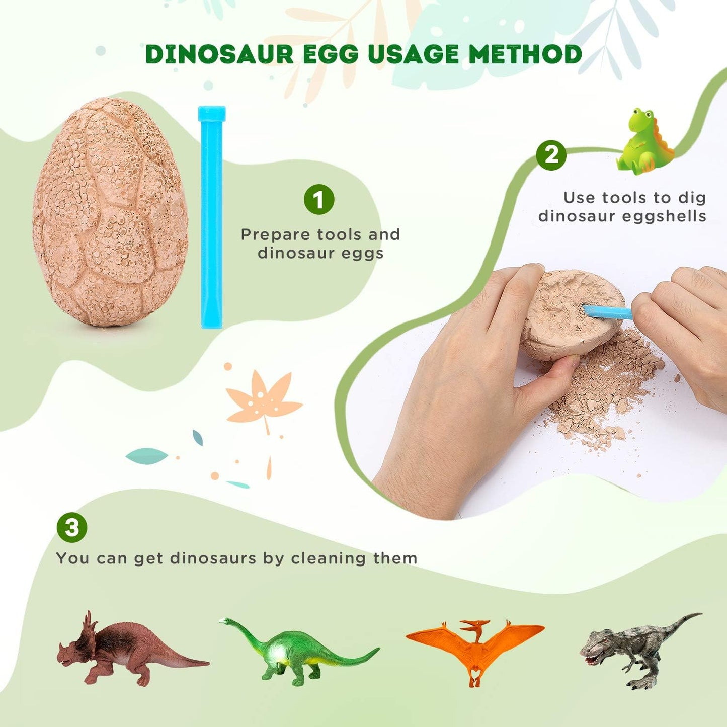 Dig Up Dinosaur Fossil Eggs