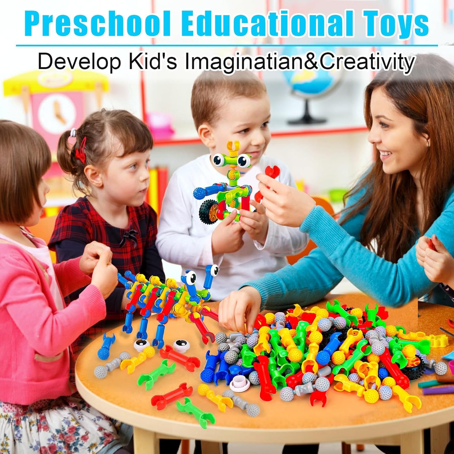 Stem Building Blocks For Pre- Schoolers